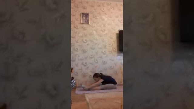 Гимнастика дома. Упражнение 3. смотреть онлайн
