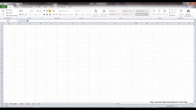Curso Excel 2010 Básico Video 9. Hojas, Formatos Y Cálculos.