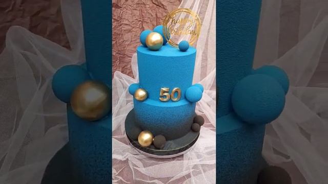 Стильный,брутальный, мужской торт на юбилей 50 ✨ смотреть онлайн