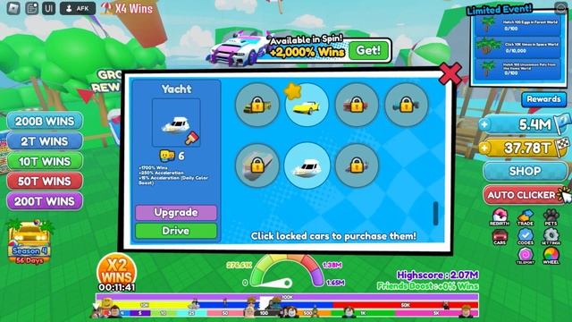 КАК КУПИТЬ ВСЕ ТОПОВОЕ ЗА МИНУТУ В РЕЙС КЛИКЕР? Race Clicker ROBLOX смотреть онлайн