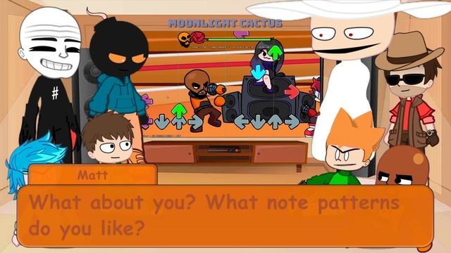 Friday Night Funkin' Mod Characters Reacts | Part 24 | Moonlight Cactus | смотреть онлайн