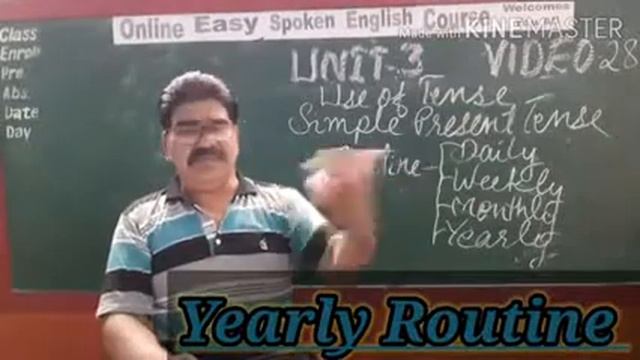 3rd Use of Simple Present Tense Yearly Routine Unit 3 Video 28 All celebrations as Diwali, etc, смотреть онлайн