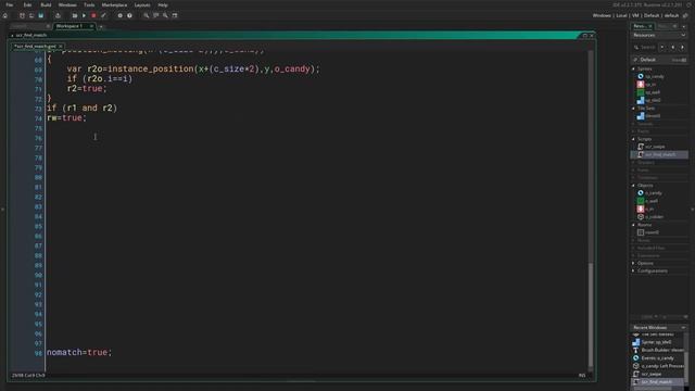 Gamemaker Match3 Part 04 [check for matching candies] смотреть онлайн