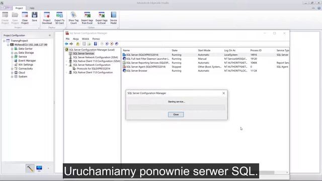 ECU odczytuje dane z bazy SQL cz.1 - przygotowanie serwera SQL смотреть онлайн