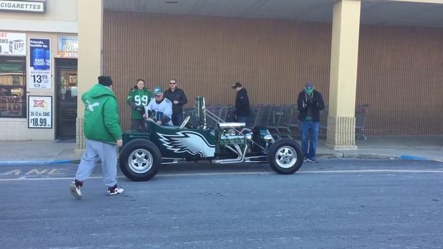 Cool Eagles car before super bowl in philly смотреть онлайн