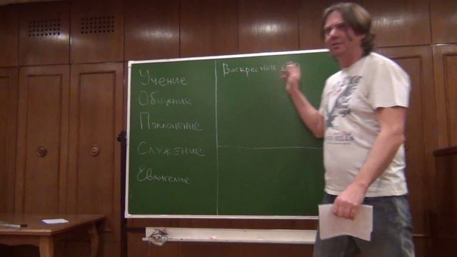 Проповедь "Чем занимается церковь?" смотреть онлайн