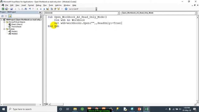 How to Open Excel File as Read Only Mode in Excel VBA смотреть онлайн