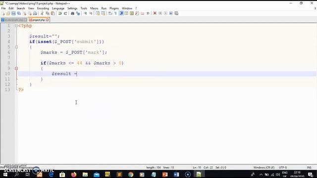 PHP LECTURE 15: HOW TO WRITE A NESTED IF AND ELSE STATEMENT IN PHP смотреть онлайн
