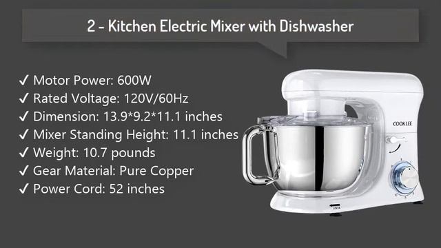 Top 5 Best hand mixers with dough hooks - Best hand mixers смотреть онлайн