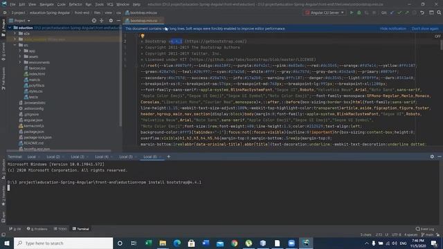 Angular install bootstrap смотреть онлайн