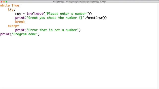 Python Day 21 Challenge Try except смотреть онлайн