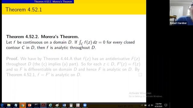 Complex Variables, Section 4.52 смотреть онлайн