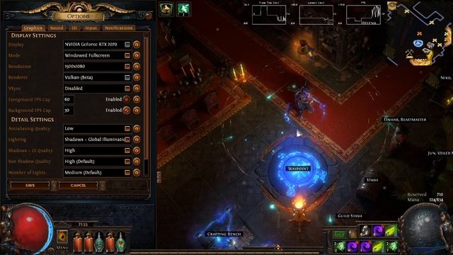 PoE on Linux, Vulkan смотреть онлайн