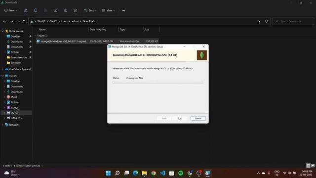 How To Download & Install MongoDB 5.0 In Windows 11