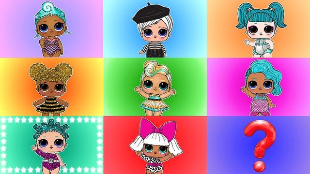 Jelly Layer LOL Surprise Game Series 3 vs Fake LOL Dolls Magic Color Board смотреть онлайн