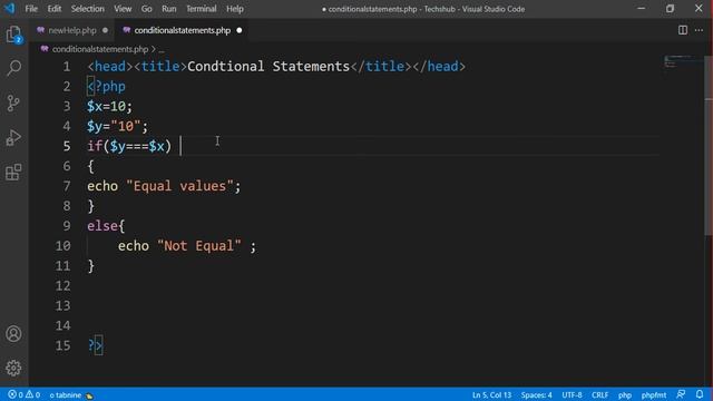 if else Statements in PHP - Conditional Statements in PHP смотреть онлайн