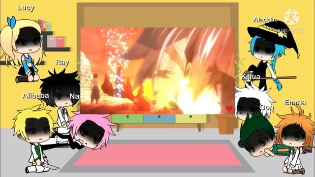 Fairy Tail, Magi, HxH, and TPN react to each other (Fairy Tail part 1) смотреть онлайн