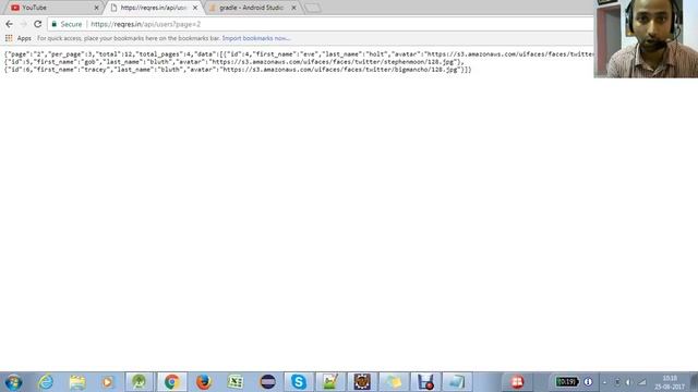 Creating Sample Project and reading JSON Data using volley library смотреть онлайн
