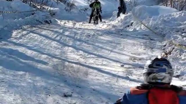 Мотокросс, гонки на снегоходах. Качканар, 27.02.2011