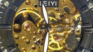 Механизм работы механических часов leiyi!