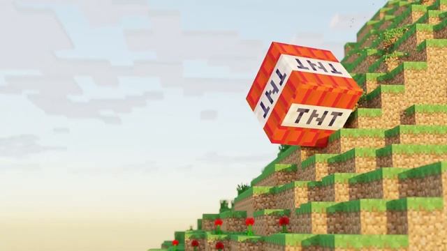Minecraft TNT Explosion with Realistic Physics Simulation смотреть онлайн