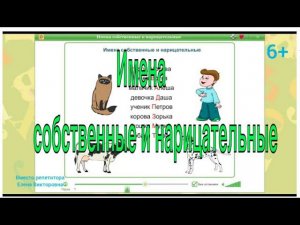 Имена собственные и нарицательные