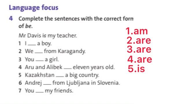 5 сынып ағылшын тілі 10 бет | English plus 5 grade page 10 Review unit 1 смотреть онлайн