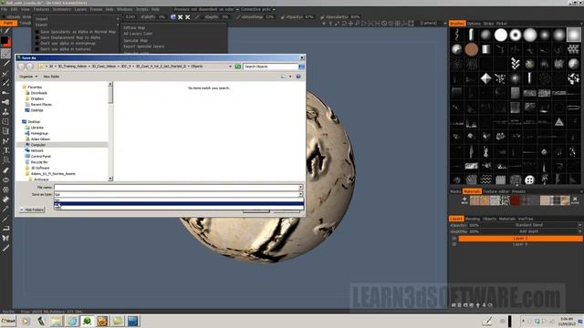 How to Export a Single Color and Normal Map in 3D Coat смотреть онлайн