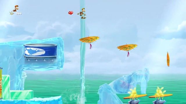 Прохождение Rayman Legends - Назад к Origins - Лакомая земля - Вперед по снегу - Часть 100 смотреть онлайн