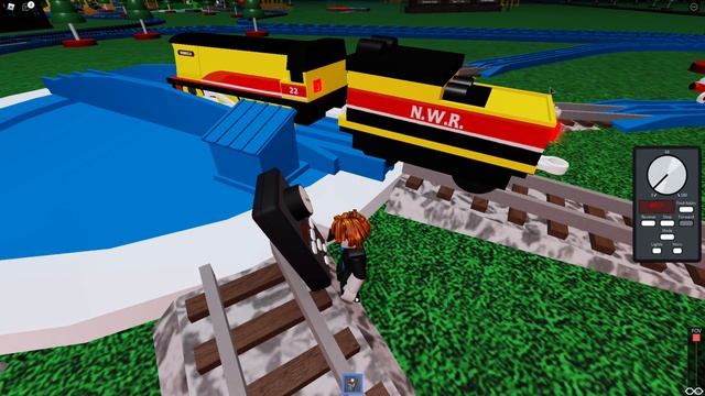 ROBLOX Thomas and Friends Game Play TOMY Testing Grounds Halloween Track смотреть онлайн
