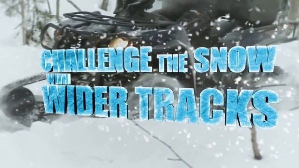 Заезд по снегу.  Гусеницы для квадроцикла и UTV KIMPEX Commander WIDE TRACK и WTX