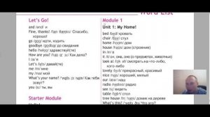 Английский язык 2 класс Spotlight 2 Part 1 стр. 71. Повторяем слова.