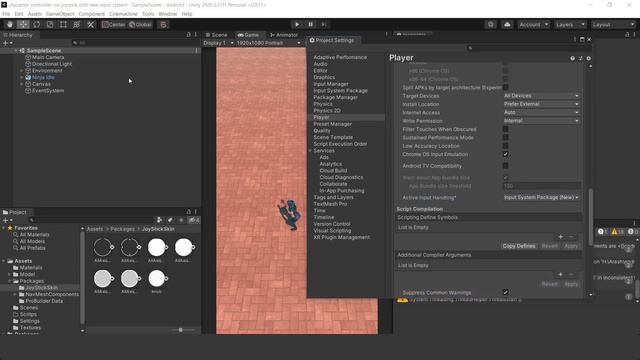How To Add Floating Joystick Using The New Input System With Animator Controller смотреть онлайн