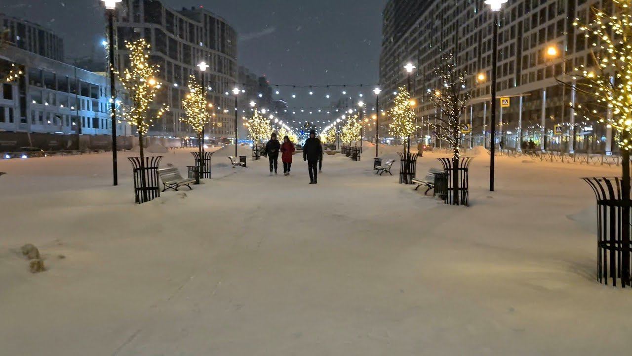 Мурино. Снегопад, снегопад... смотреть онлайн