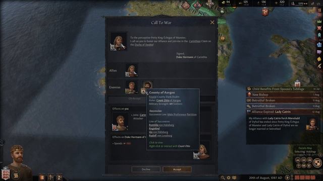 Crusader Kings III - Petty King Murchad - King of Ireland Challenge - Part 4 смотреть онлайн