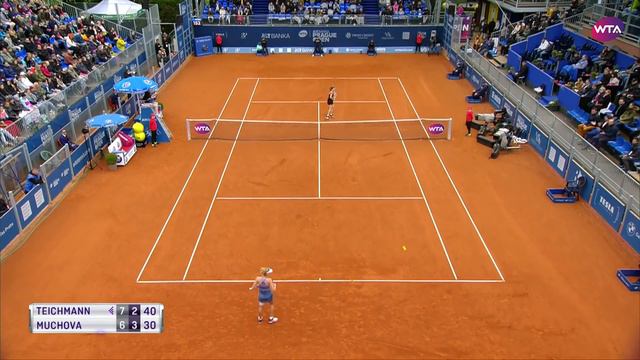 Jil Teichmann vs. Karolina Muchova | 2019 Prague Open Final | WTA Highlights смотреть онлайн