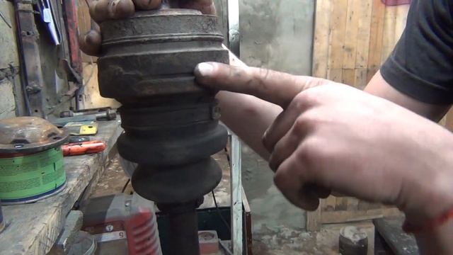 Обслуживание полуоси W140 (снятие шруса W140)