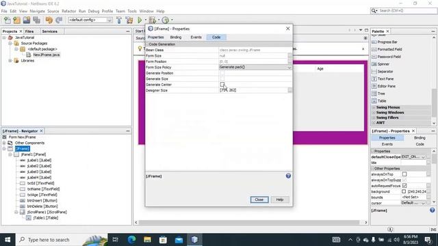 How to Insert Delete Record Using JTable | Java Tutorial смотреть онлайн