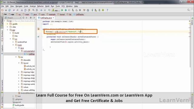What are ListView and GridView With Example in Android | Free Video in Hindi | LearnVern смотреть онлайн