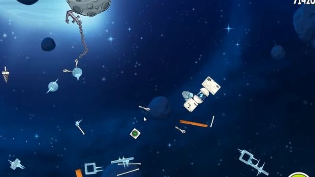 Angry Birds Space Beak Impact s-20 3 stars смотреть онлайн