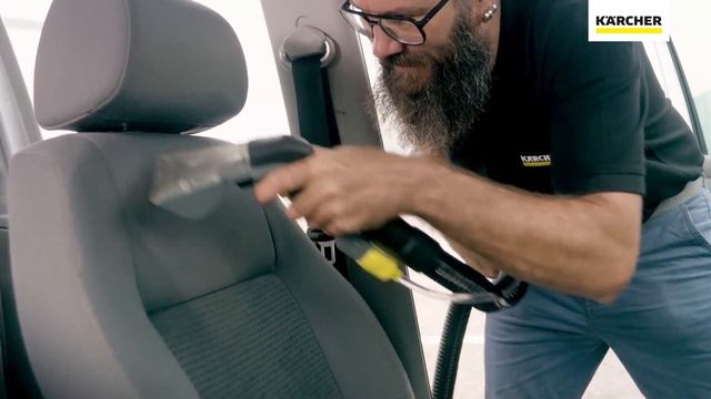 Моющий пылесос KARCHER Puzzi 10/1 - Химчистка автомобиля смотреть онлайн