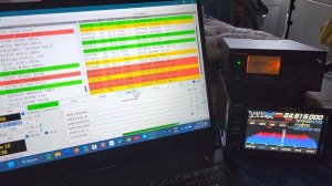 Example of FT8 mode operations on my Yaesu FTdx10 computer controlled with WSJT-X