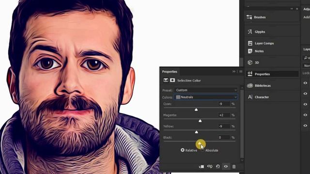 How to create Cartoon / Caricature effect in Photoshop - 2020 - Basic for Beginners смотреть онлайн