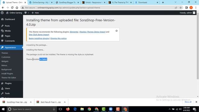 Uploading theme in wordpress from outside | how to add new theme in wordpress смотреть онлайн