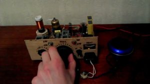 Самодельный радиоприемник на одной лампе 2К2М с питанием от батарей