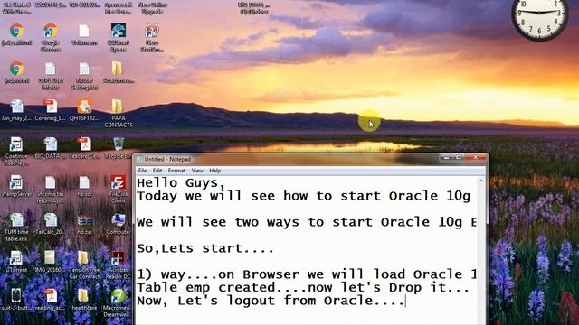 how to start Oracle 10g Express Edition (XE). смотреть онлайн