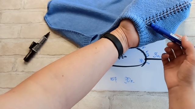 Как связать топ (футболку) спицами. Базовая модель на все случаи жизни