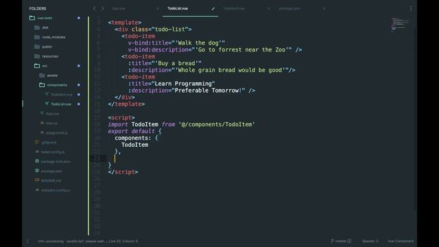#29 Props | Vue JS for Beginners Course смотреть онлайн