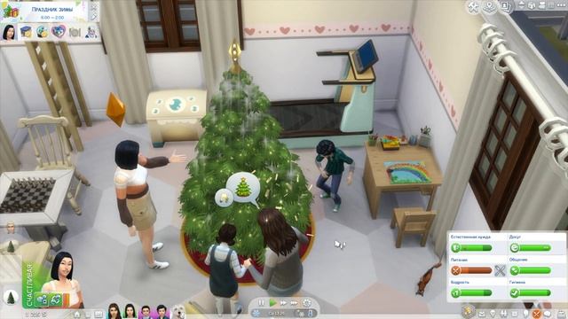 Праздник зимы и куча подарков - Старшая Сестра #8 / Sims 4 / Челлендж Симс 4 смотреть онлайн