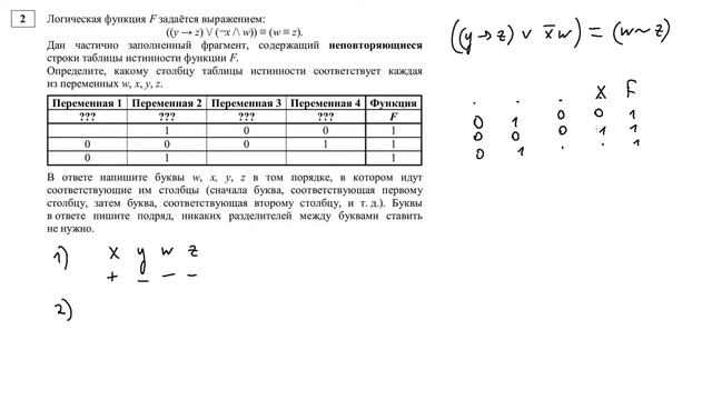 Задание 2 - 10. Попробуй догадайся. ЕГЭ по информатике. смотреть онлайн